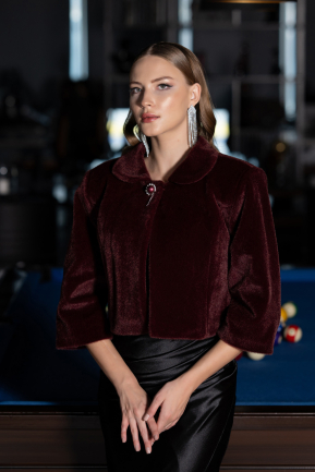 Накидка Бордовый LU2600