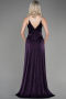 Платья на Выпускной Длинный Тёмно-пурпурный ABU3863