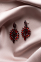 Серьги красный UK528