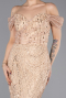 Вечерние Платья Длинный Из бисера Золотой ABU5557