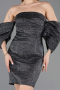 Коктейльные Платья Короткий Антрацитовый ABK2563
