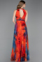Вечерние Платья Длинный Оранжевый ABU6048
