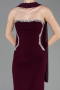 Вечерние Платья Длинный Пурпурный ABU6020