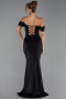 Платья на Выпускной Длинный Черный ABU6341