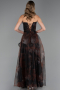 Вечерние Платья Длинный Коричневый ABU3360