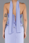 Вечерние Платья Длинный Атласный Лиловый ABU6655