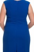 Saks Mavi Büyük Beden Abiye C4010