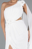 Обручальные Платья Длинный Сифон Белый ABU5144