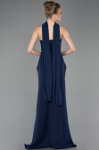 Вечерние Платья Длинный Темно-синий ABU5769