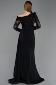 Вечерние Платья Длинный Черный ABU5893
