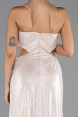 Платья на Выпускной Длинный Пудровый ABU6127