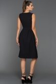 Lacivert Dekoltesiz Elbise D9215