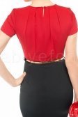 Siyah-Kırmızı Gece Elbisesi N97032