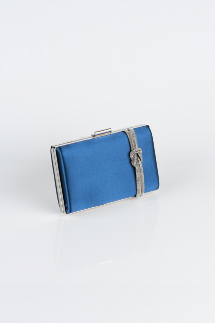Сатиновая Коробочная Сумка Темно-синий VT9275
