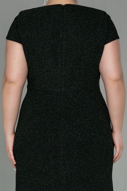 Макси Вечернее Плюс Изумрудно-зеленый ABU2870