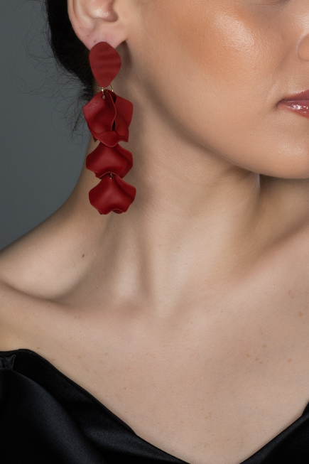 Серьги Бордовый UK573