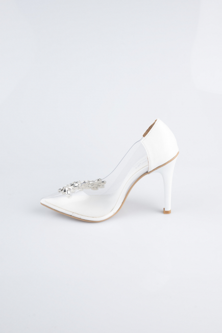 Вечерняя Обувь Лакированный Белый AB1150