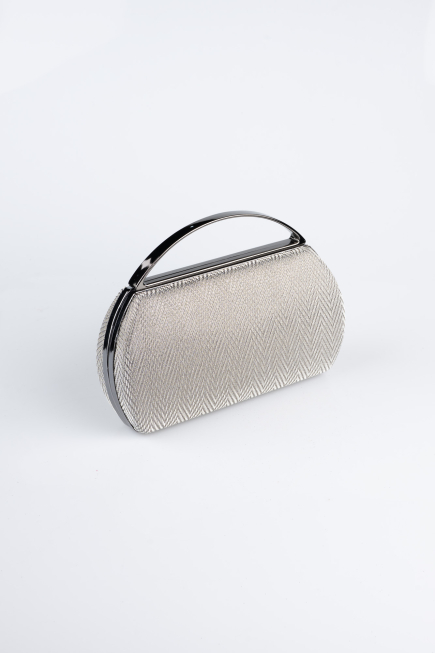 Вечерние Сумочки Платиновый V351
