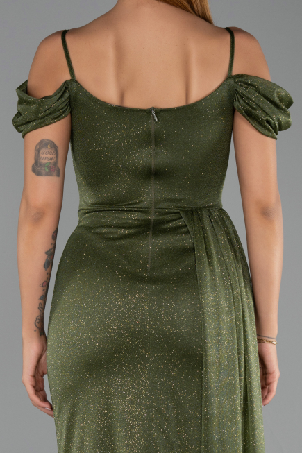 Вечерние Платья Длинный Хаки ABU2835
