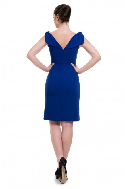 Saks Kısa Abiye Elbise O3830